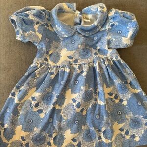 Kate Quinn Blue Floral Kids Dress